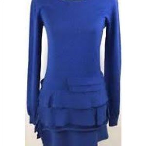 Blue Sparkly Party Dress BCBG XS